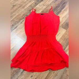 KRISA Red Dress From Revolve